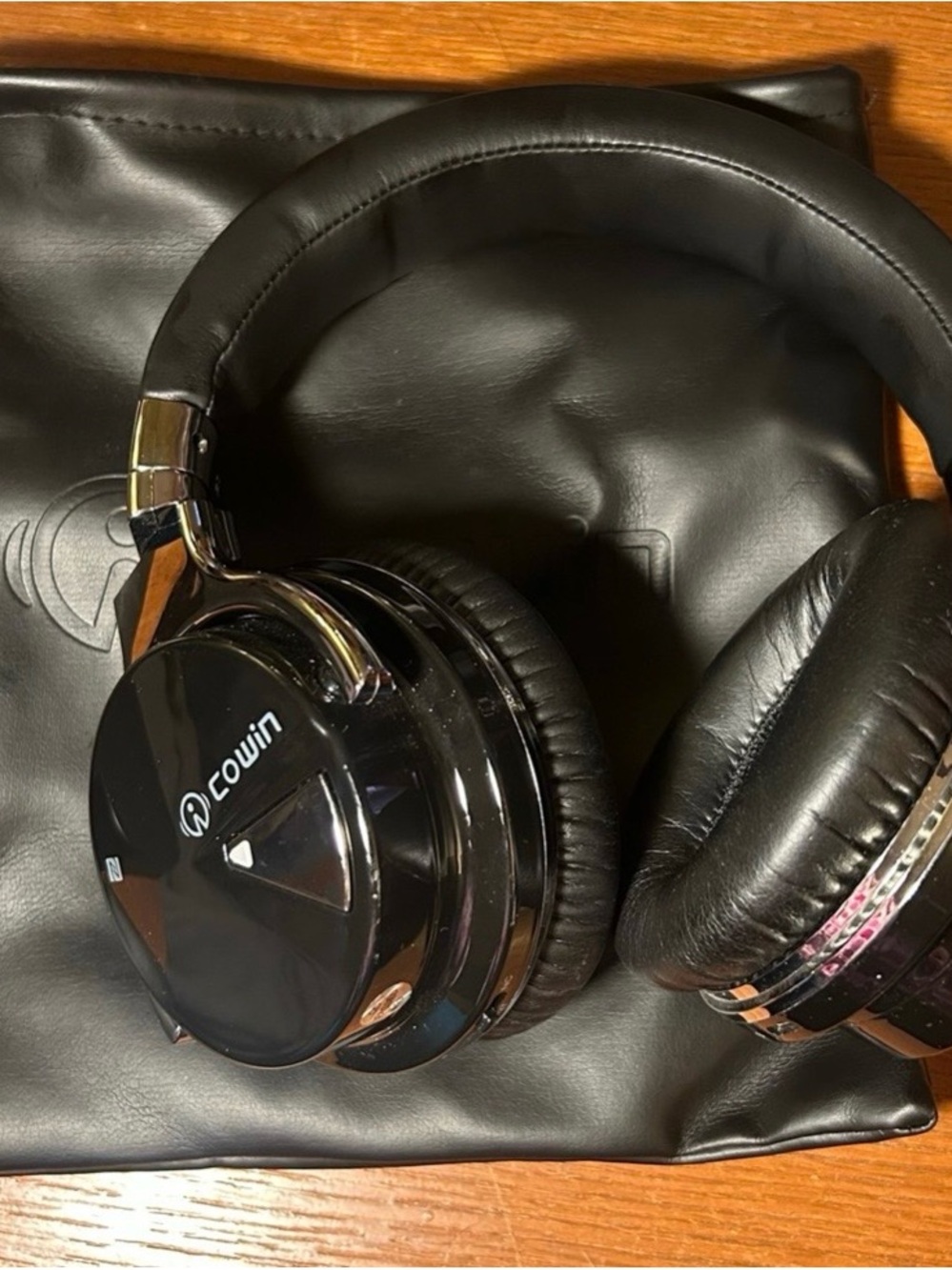 Black Wireless Over-Ear Headphones